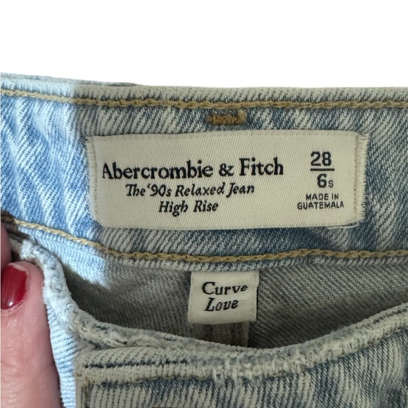 Abercrombie & Fitch Light Blue Flare Jeans - Picture 6 of 7